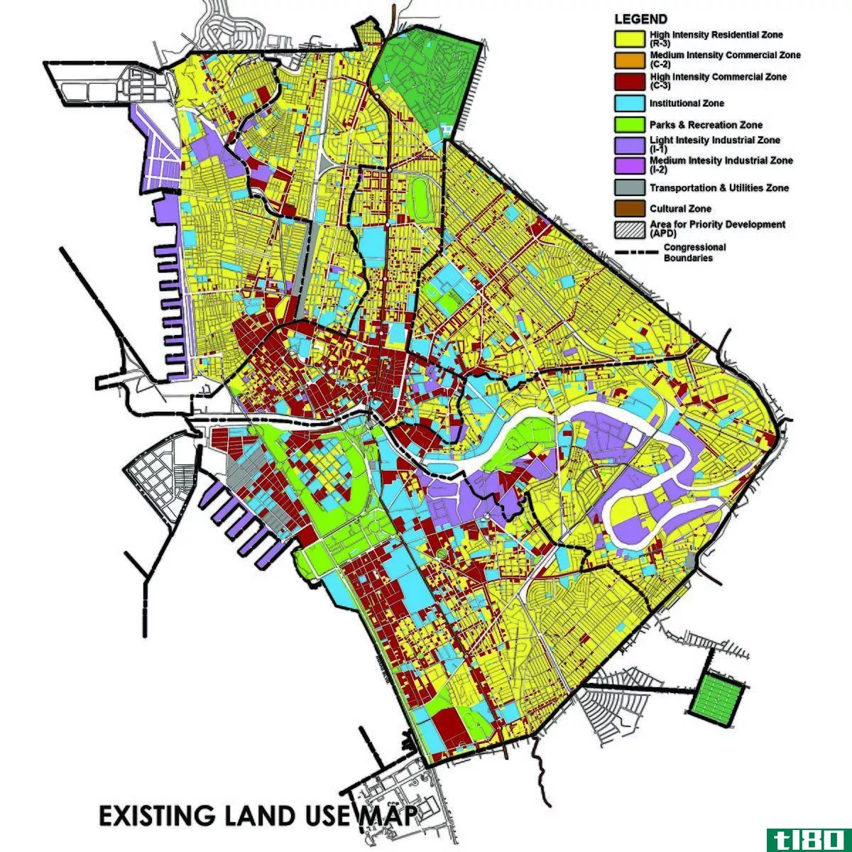 土地利用(land use)和分区(zoning)的区别