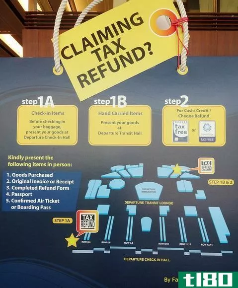 如何在新加坡机场申请商品及服务税退款(claim gst refund in singapore airport)