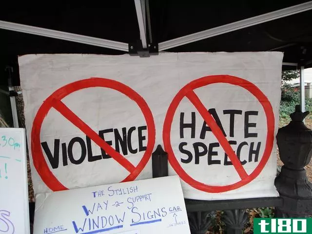 仇恨言论(hate speech)和言论自由(free speech)的区别