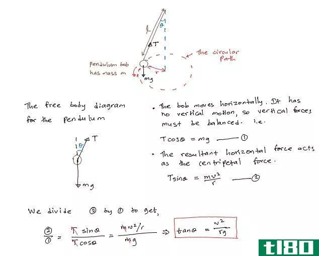 How to Calculate Centripetal Force - Conical Pendulum