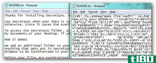 加密的(encrypted)和未加密(unencrypted)的区别