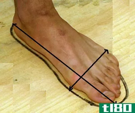 如何测量脚的大小(measure the foot size)