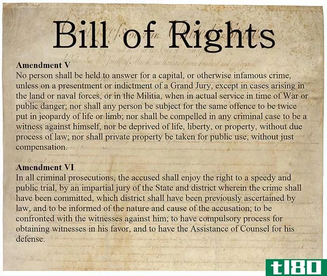 宪法(c***titution)和权利法案(bill of rights)的区别